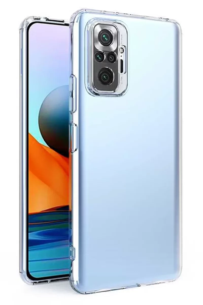 Xiaomi Redmi Note 10 5G Kılıf Lüx Şeffaf Silikon
