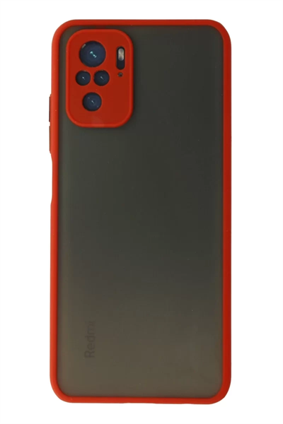 Xiaomi Redmi Note 10 Kılıf Montreal Silikon Kapak - Kırmızı