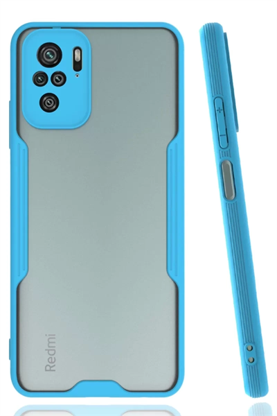 Xiaomi Redmi Note 10 Kılıf Platin Silikon - Mavi