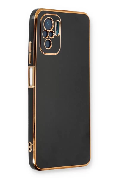 Xiaomi Redmi Note 10 Kılıf Volet Silikon - Siyah