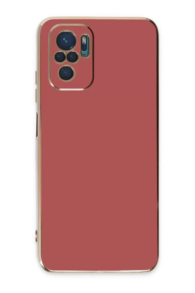 Xiaomi Redmi Note 10 Kılıf Volet Silikon - Kırmızı
