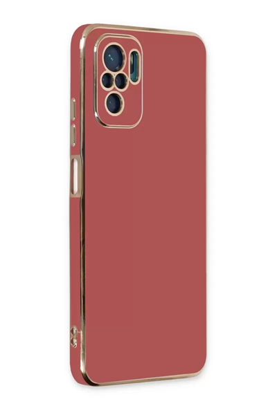 Xiaomi Redmi Note 10 Kılıf Volet Silikon - Kırmızı