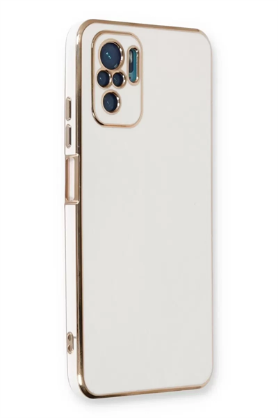 Xiaomi Redmi Note 10 Kılıf Volet Silikon - Beyaz