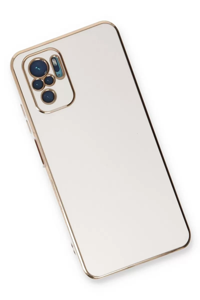 Xiaomi Redmi Note 10 Kılıf Volet Silikon - Beyaz