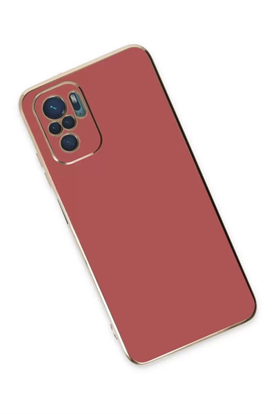 Xiaomi Redmi Note 10 Kılıf Volet Silikon - Kırmızı