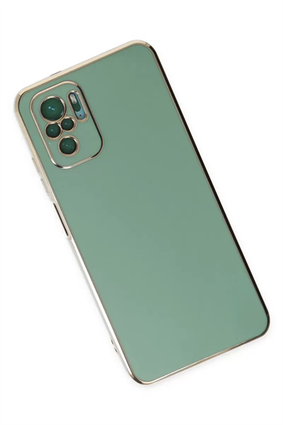 Xiaomi Redmi Note 10 Kılıf Volet Silikon - Açık Yeşil