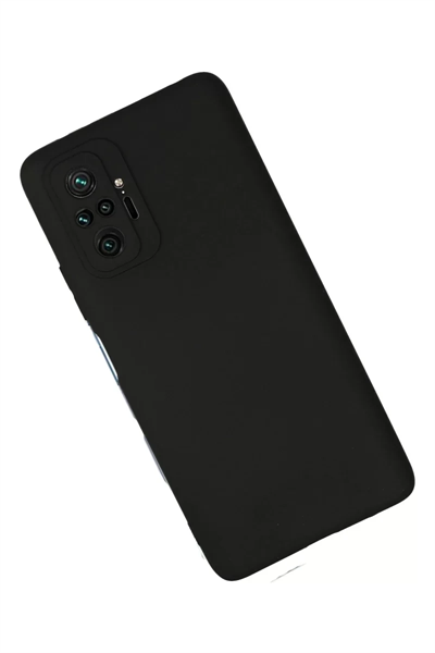 Xiaomi Redmi Note 10 Pro Kılıf First Silikon - Siyah