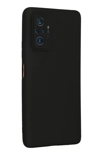 Xiaomi Redmi Note 10 Pro Kılıf First Silikon - Siyah