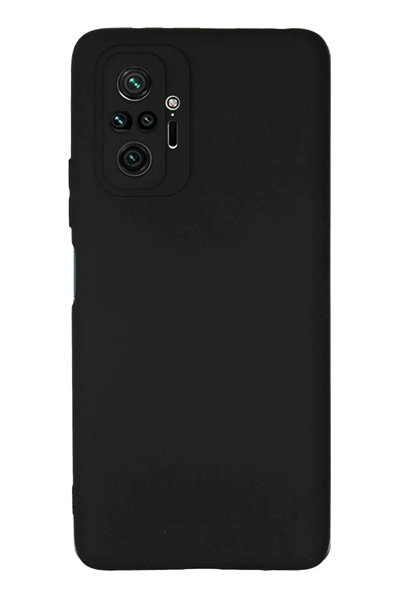 Xiaomi Redmi Note 10 Pro Kılıf First Silikon - Siyah