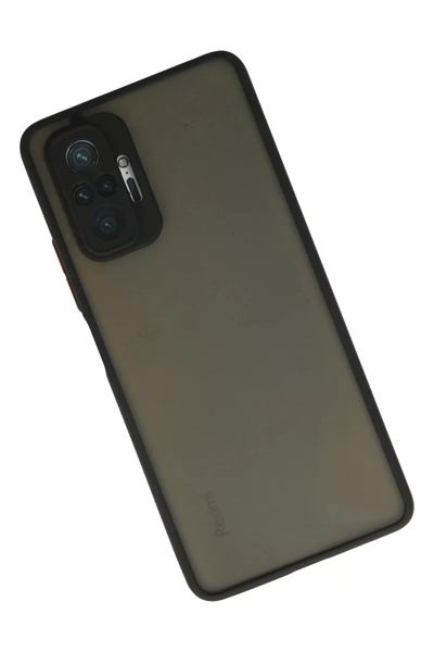 Xiaomi Redmi Note 10 Pro Kılıf Montreal Silikon Kapak - Siyah