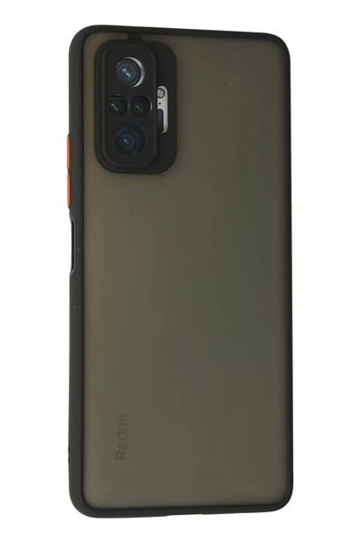 Xiaomi Redmi Note 10 Pro Kılıf Montreal Silikon Kapak - Siyah