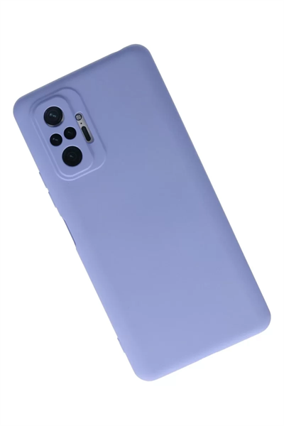 Xiaomi Redmi Note 10 Pro Kılıf Nano içi Kadife Silikon - Lila