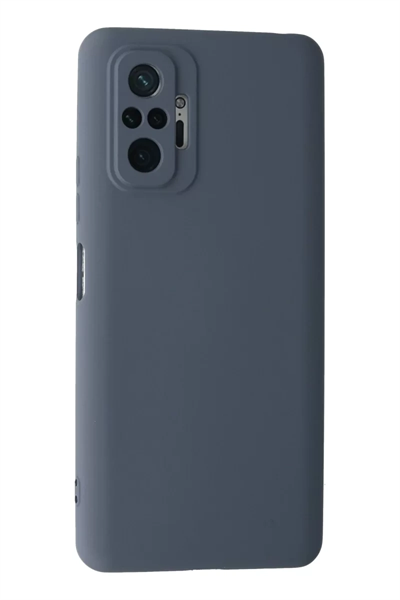 Xiaomi Redmi Note 10 Pro Kılıf Nano içi Kadife Silikon - Gri