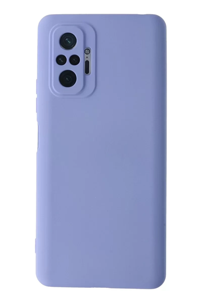Xiaomi Redmi Note 10 Pro Kılıf Nano içi Kadife Silikon - Lila