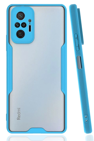 Xiaomi Redmi Note 10 Pro Kılıf Platin Silikon - Mavi