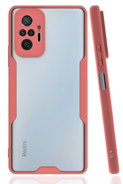 Xiaomi Redmi Note 10 Pro Kılıf Platin Silikon - Pembe