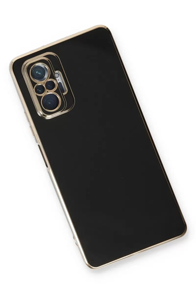 Xiaomi Redmi Note 10 Pro Kılıf Volet Silikon - Siyah