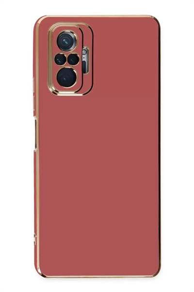 Xiaomi Redmi Note 10 Pro Kılıf Volet Silikon - Kırmızı