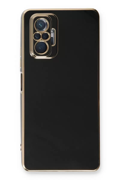 Xiaomi Redmi Note 10 Pro Kılıf Volet Silikon - Siyah