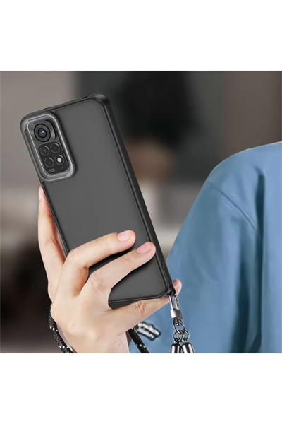 Xiaomi Redmi Note 11 Kılıf Elegant Kapak - Pudra