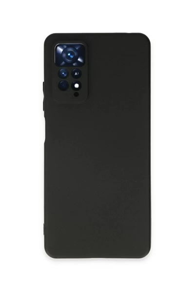 Xiaomi Redmi Note 11 Kılıf First Silikon - Siyah