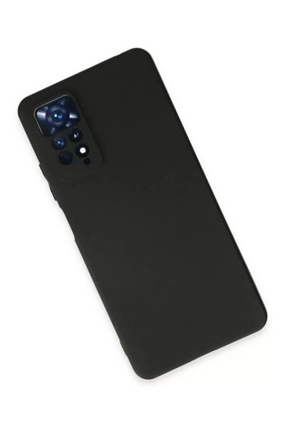 Xiaomi Redmi Note 11 Kılıf First Silikon - Siyah