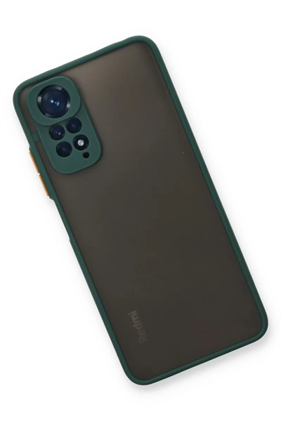 Xiaomi Redmi Note 11 Kılıf Montreal Silikon Kapak - Yeşil