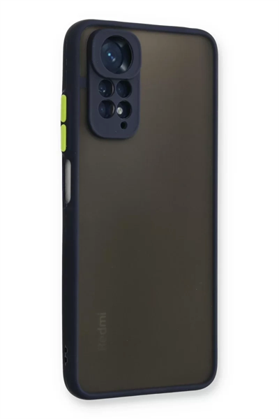 Xiaomi Redmi Note 11 Kılıf Montreal Silikon Kapak - Lacivert