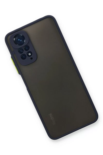 Xiaomi Redmi Note 11 Kılıf Montreal Silikon Kapak - Lacivert
