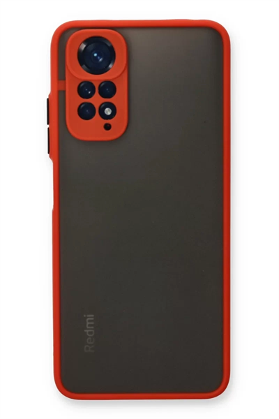 Xiaomi Redmi Note 11 Kılıf Montreal Silikon Kapak - Kırmızı
