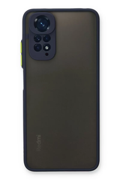 Xiaomi Redmi Note 11 Kılıf Montreal Silikon Kapak - Lacivert