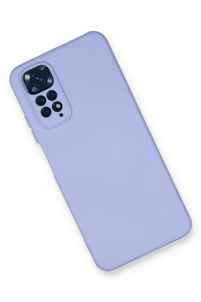 Xiaomi Redmi Note 11 Kılıf Nano içi Kadife Silikon - Lila