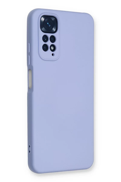 Xiaomi Redmi Note 11 Kılıf Nano içi Kadife Silikon - Lila