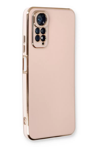 Xiaomi Redmi Note 11 Kılıf Volet Silikon - Pembe