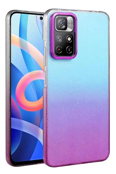 Xiaomi Redmi Note 11 Pro Glossy Kapak - Mor