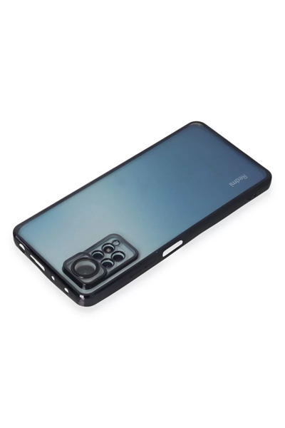 Xiaomi Redmi Note 11 Pro Kılıf Lensli Silikon - Siyah
