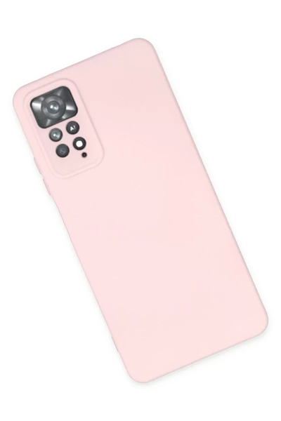 Xiaomi Redmi Note 11 Pro Kılıf Nano içi Kadife Silikon - Pudra