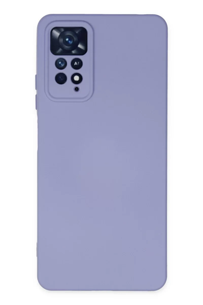 Xiaomi Redmi Note 11 Pro Kılıf Nano içi Kadife Silikon - Lila