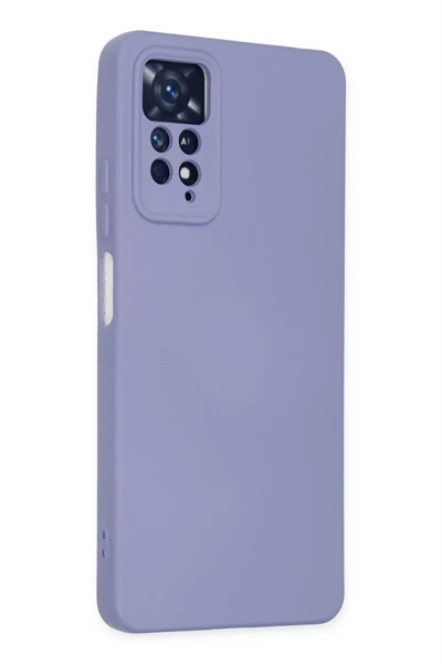 Xiaomi Redmi Note 11 Pro Kılıf Nano içi Kadife Silikon - Lila