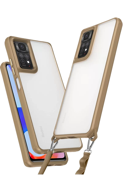 Xiaomi Redmi Note 11 Pro Kılıf Penta Silikon Kılıf - Çöl Titanyum