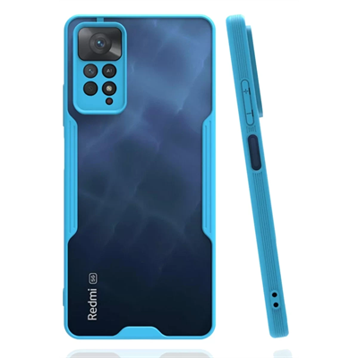 Xiaomi Redmi Note 11 Pro Kılıf Platin Silikon - Mavi