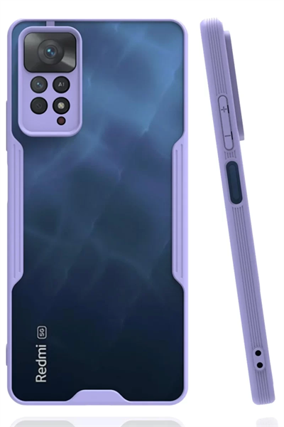 Xiaomi Redmi Note 11 Pro Kılıf Platin Silikon - Lila