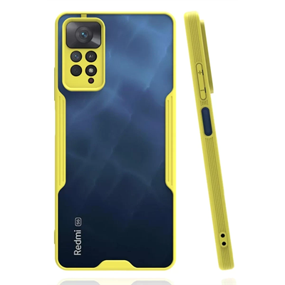 Xiaomi Redmi Note 11 Pro Kılıf Platin Silikon - Sarı