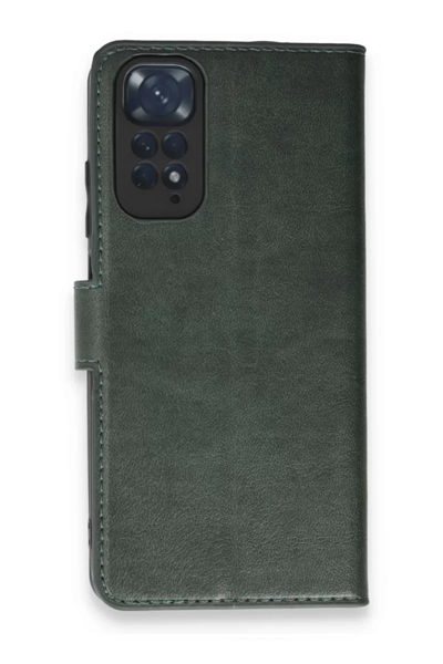 Xiaomi Redmi Note 11 Pro Kılıf Trend S Plus Kapaklı Kılıf - Yeşil