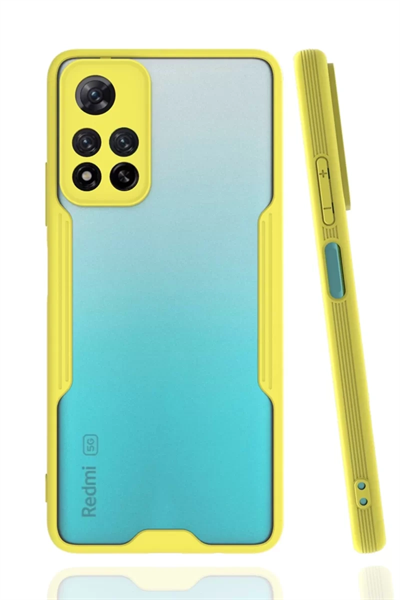 Xiaomi Redmi Note 11 Pro Plus 5G Kılıf Platin Silikon - Sarı