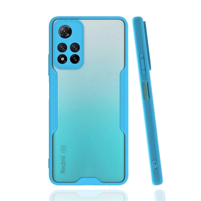 Xiaomi Redmi Note 11 Pro Plus 5G Kılıf Platin Silikon - Mavi