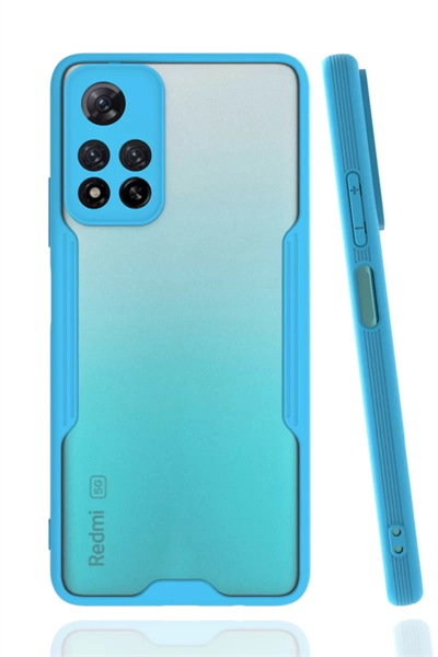 Xiaomi Redmi Note 11 Pro Plus 5G Kılıf Platin Silikon - Mavi