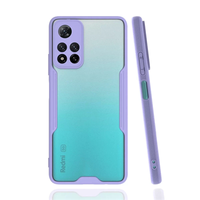 Xiaomi Redmi Note 11 Pro Plus 5G Kılıf Platin Silikon - Lila