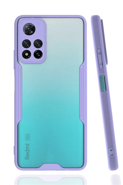 Xiaomi Redmi Note 11 Pro Plus 5G Kılıf Platin Silikon - Lila