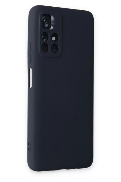 Xiaomi Redmi Note 11T Kılıf Nano içi Kadife Silikon - Lacivert